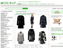 Tablet Screenshot of mode-shop.fr